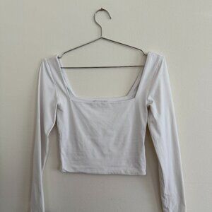 BABTON | Contour Longsleeve Crop Top